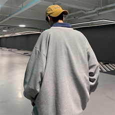 WY78-P30华夫格翻领卫衣，男装卫衣，星座1501-1