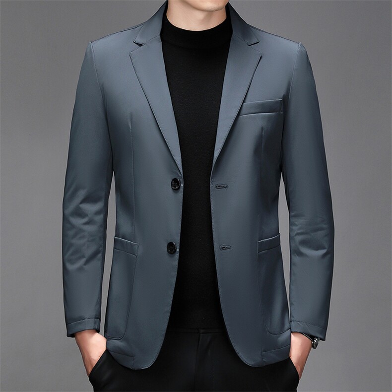 CKSJ2258钱塘2020-2中年男士商务休闲新款简约冬季厚款羽绒服P170，男装羽绒服，钱塘207-2