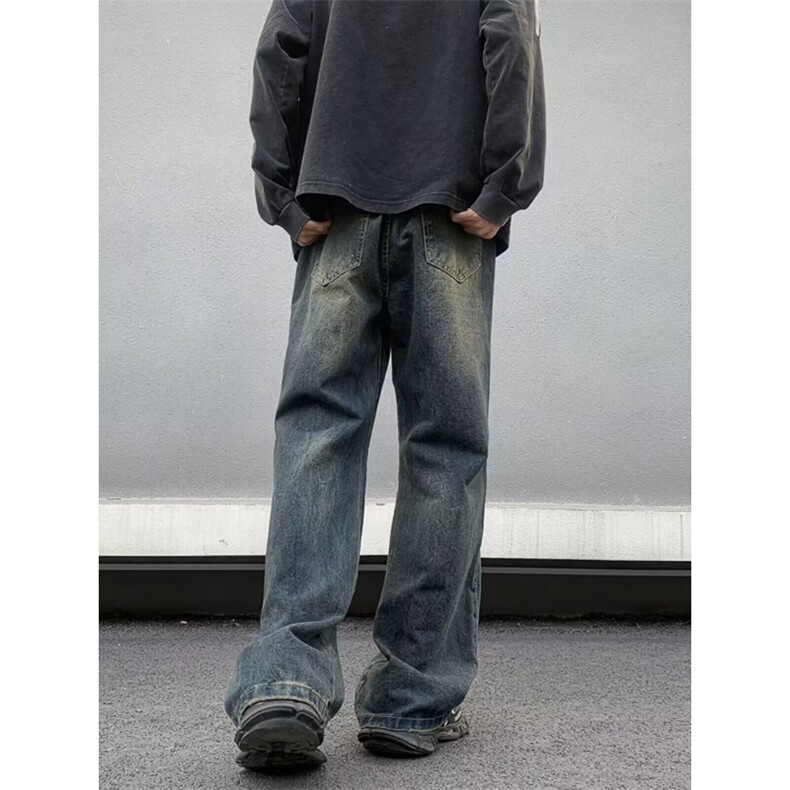 港风潮男夏季牛仔裤嘻哈潮高街潮流痞帅长裤513ACK2342P38,男装牛仔裤,星座513A