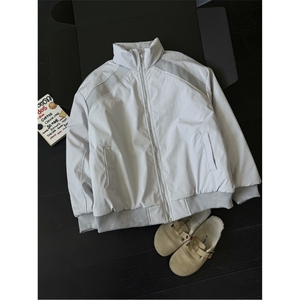 图 潮牌美式解构立领棒球服棉衣男秋冬中性风保暖棉服特P68图片
