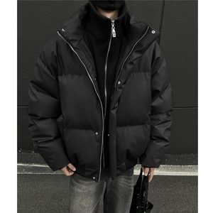 已更新M-3XL高品质供抖音供直播美式短款pu棉衣307A-M6708-P128图片