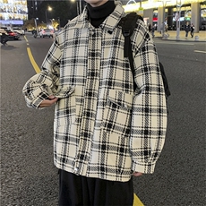 2023新款春秋季夹克男港风宽松潮流男百搭上衣外套JK06578-P68，男装夹克，星座308B-1