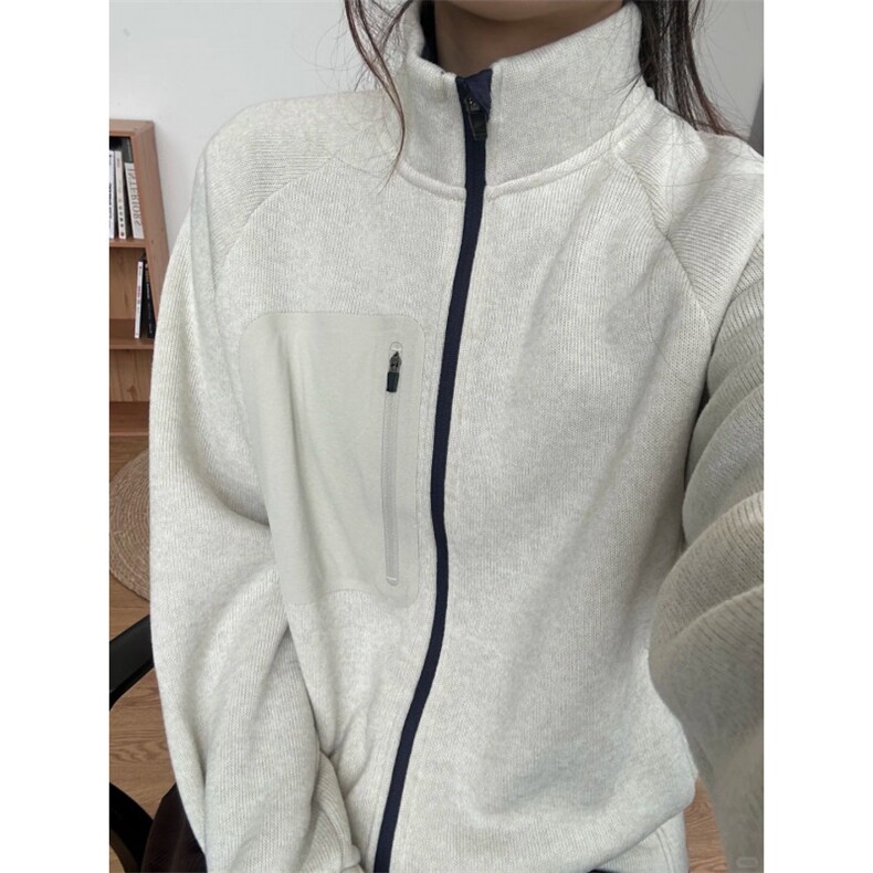针织拉链夹克外套1302-GS10-P75成分100聚酯纤维,男装夹克,星座1302