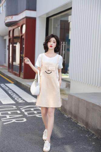 假两件背带裙，女装，可怡佳人