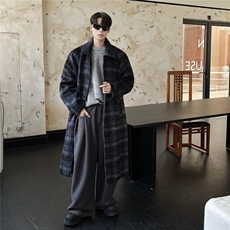 港风长毛马海毛面料小香风大衣加厚羊毛大衣77932WANGP135控198，男装毛呢大衣，星座226-2