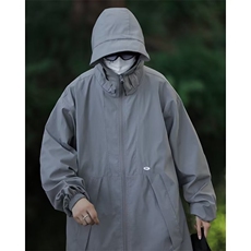 户外连帽冲锋衣外套男2023秋季新款黑武士宽松登山服夹克JK7004，男装夹克，星座1116A-1（原606A）