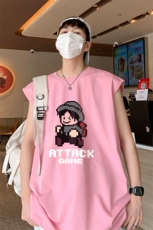 已注册直播抖音得物品质纯棉250克重磅男无袖背心T恤T532P28控39，男装背心/马甲，电商C408(原B339-1)