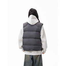 90%绒新标有报告短款宽松羽绒服马甲上衣Y981/P210现货，男装羽绒服，星座202-3