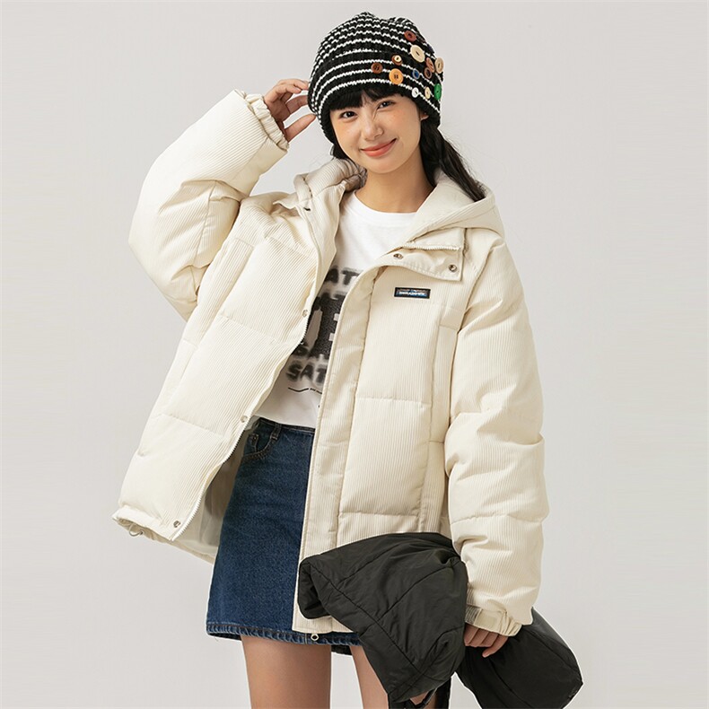 2026冬季新款男日系潮牌纯色连帽白鸭绒羽绒服加厚外套YR28-F235,男装羽绒服,电商A101（原外27）