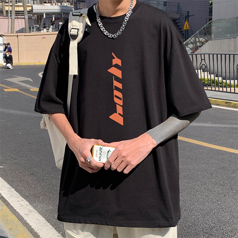 DX17006-P20纯短袖t恤男大码半袖打底衫宽松体恤衫港风,男装T恤,电商A040