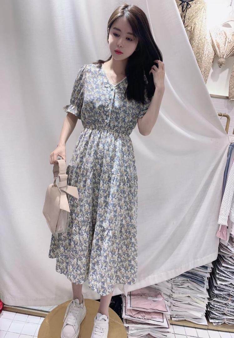 连衣裙珍珠，女装连衣裙，阿爆