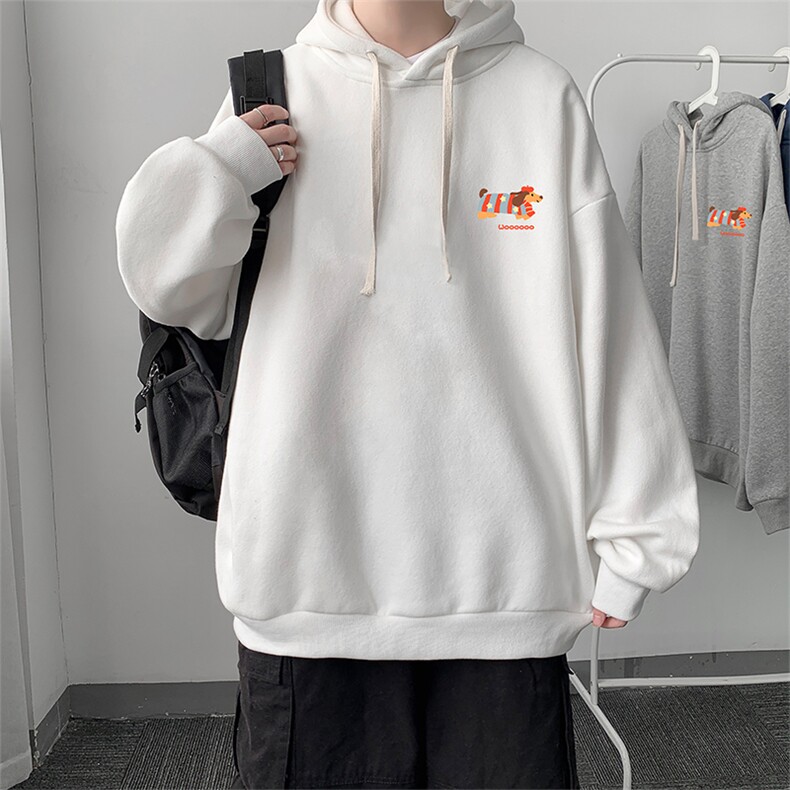 连帽卫衣男大码胖子帽衫大号运动服WY2438-P35图片