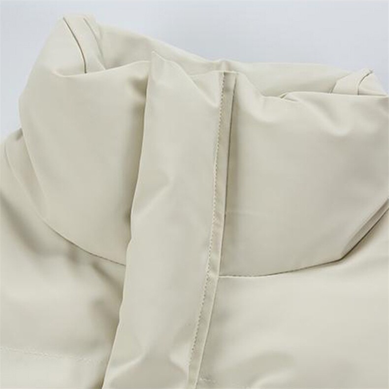 现货5W件冬季三防重磅硬挺boxy短款羽绒立领PU皮棉衣外套加厚棉服,男装棉衣,电商A486