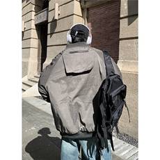 美式飞行员夹克棒球服男春秋设计感小众潮牌外套JK8023-P45，男装夹克，星座208-5