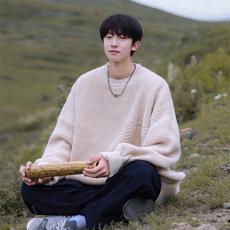 24年纯色针织衫917-1-M2306，男装针织衫/毛衣，星座917-1