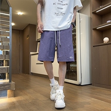 港风休闲裤高街五分裤宽松沙滩裤直通短裤DK208P28，男装牛仔裤，星座1204-3