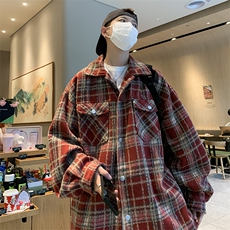 A896-P552024春秋季小香格子外套新款潮牌夹克千鸟格衣服男士，男装夹克，星座512-6