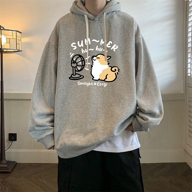 连帽卫衣男大码胖子帽衫大号运动服WY2420-P35,男装卫衣,电商A040