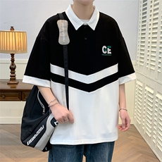 夏上新青少年休闲运动半袖T恤印花翻领Polo衫男女628-P40控价68，男装Polo衫，电商A441-1