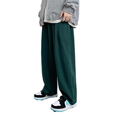 21秋季ins日系大码男士宽松阔腿休闲直筒哈伦裤子K05P75限98，男装休闲裤，电商A089-1