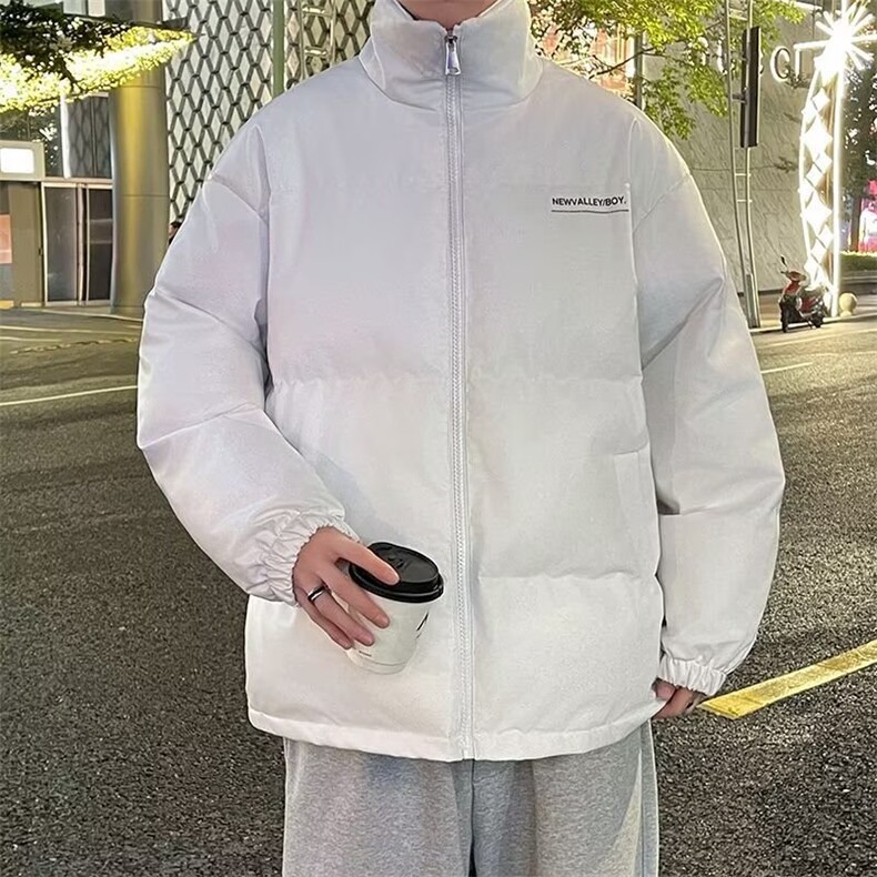 新款男款外套冬季韩版港风情侣pu皮衣立领潮牌加厚棉服PY79,男装皮衣,星座1116A-1（原606A）