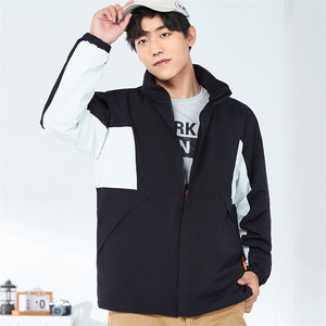 秋冬季保暖冲锋衣连帽外套男女款防风三合一户外服SZ8703-P140图片