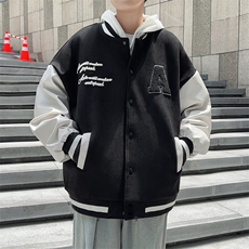 A757-P53美式潮牌宽松休闲棒球服秋季潮流麂皮绒飞行员夹克，男装夹克，星座512-6