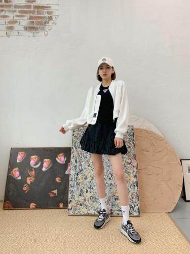 华夫格短外套，女装短外套，G7V7