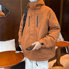 工装机能风冲锋衣夹克男款冬季潮牌连帽潮流痞帅百搭外套JF928，男装夹克，星座1116A-1（原606A）