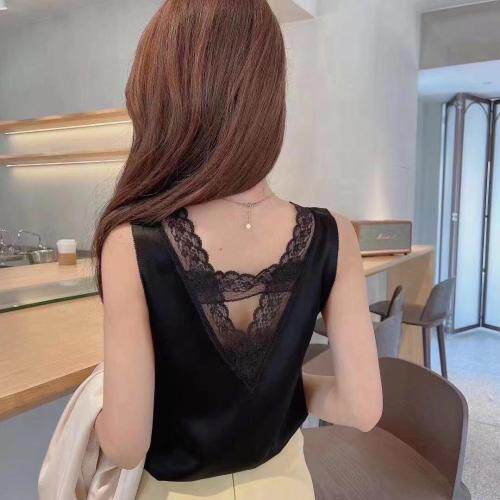 夏季新款蕾丝背心，女装背心吊带，玫瑰女人