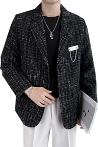 23/秋 轻熟风西装外套男士韩版宽松潮流西服上衣 A210-XZ09-P95图片