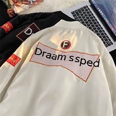 复古特制棒球服美式复古赛车服外套男女设计QJ40P65，男装夹克，星座1116-2
