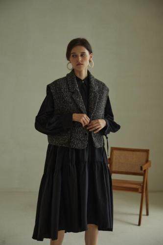 【??秋装新品毛料背心】，女装背心吊带，DIINTTO地朵