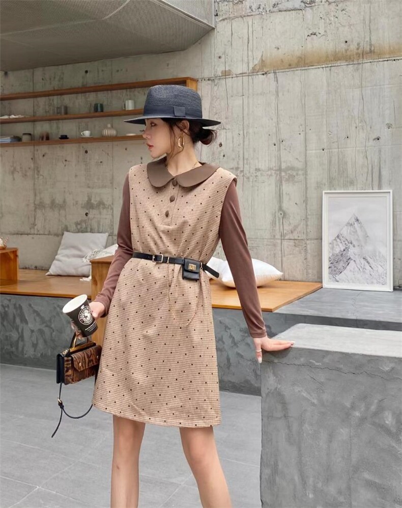 【现货】腰带包包连衣裙，女装连衣裙，芷炫