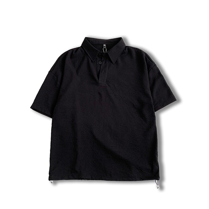韩版潮流原宿风打底衫ins潮牌百搭宽松短袖纯色POLO衫T657-P30,男装T恤,星座512-2