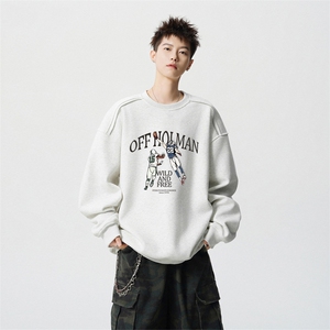 得物供货、重磅420克现货 圆领卫衣宽松HD019-1-WY2761LL-P35图片
