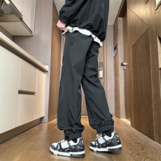 2024春季新款内景大码美式小脚防水冲锋裤M-5XHK24117-特P35，男装休闲裤，电商A022
