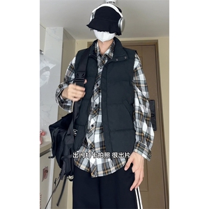 情侣男女同款潮流休闲宽松流行保暖加厚棉马甲B760-P55【特价】图片