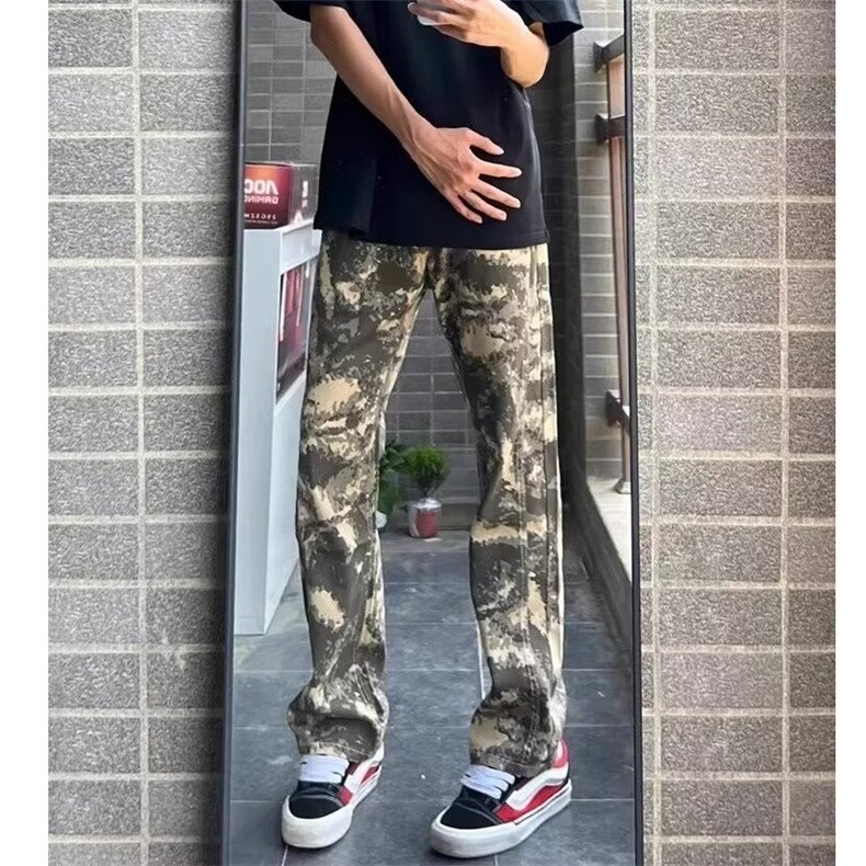 夏季男士潮牌迷彩牛仔裤休闲914-4-2085P42,男装牛仔裤,星座914-4