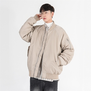 秋冬季潮牌宽松飞行员加厚夹克外套男 A436-965-P100138图片
