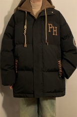 冬季宽松/假两件休闲外套潮加厚棉衣XZ102B-1M2681-P125，男装棉衣，星座102B-1