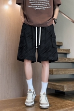 K5037/特P32新款夏季男士宽松工装短裤男休闲五分裤沙滩裤中裤，男装牛仔裤，电商A141
