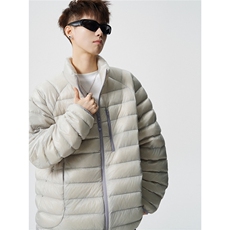 印花轻便90绒白鸭绒M-5XL大码：锦纶羽绒服男78187P238控328，男装羽绒服，星座227-7
