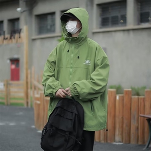 男秋季2023新款长袖夹克外套双层防水冲锋衣J7601P65图片