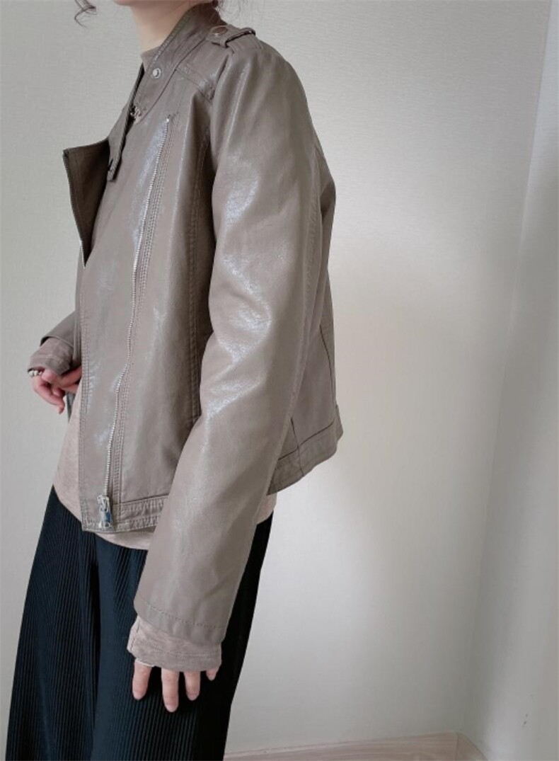 皮衣上新，女装皮衣，麦缇诺