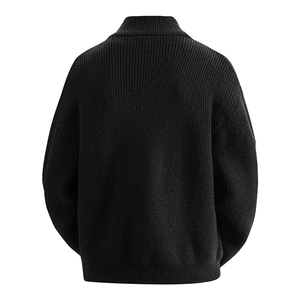 MK7441-CG-3D P49双拉链开衫毛衣立领休闲情侣上衣男开衫外套图片