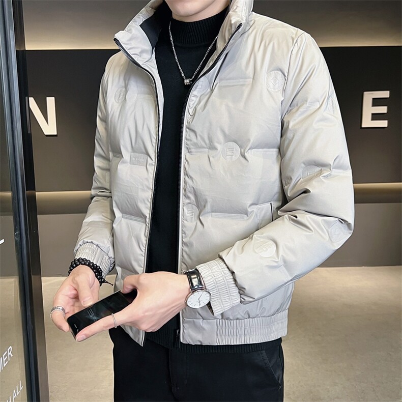 2022男士连帽加厚保暖羽绒服中年冬季新款时尚休闲爸爸装外套,男装羽绒服,电商B212（原钱塘6029）
