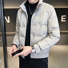 2022男士连帽加厚保暖羽绒服中年冬季新款时尚休闲爸爸装外套，男装羽绒服，电商B212（原钱塘6029）