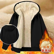 1506-1/G羊羔绒开衫拉链卫衣0/P29.5男士拉链外套长袖冬季男装，女装短外套，星座1506A
