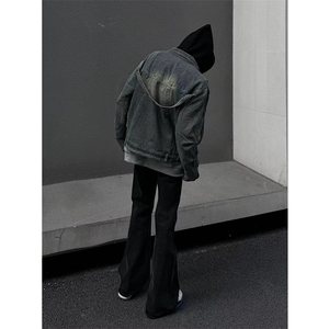 自家图，博主风cleanfit牛仔外套男美式复古夹克NZJK002-P95图片
